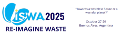 Logo of ISWA World Congress 2025 – global event in Buenos Aires focused on hazardous waste treatment, biomedical waste management, and sustainable healthcare solutions.