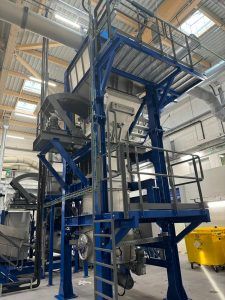 Connection module for automated disinfection and sorting medical waste in Rennes Hospital