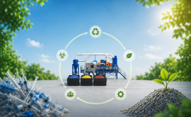 Máquina de Ecosteryl para el tratamiento de residuos sanitarios por microondas sin incineración